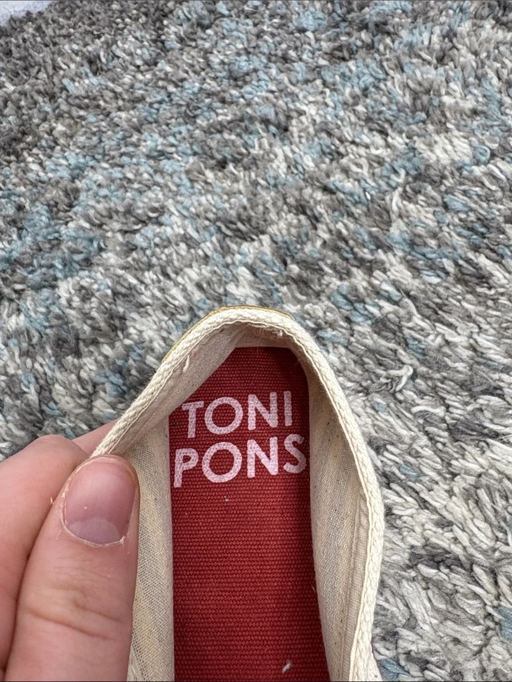 Toni Pons Shoes Womens 41 10 Slip On Espadrille Boat Woven Striped Preppy Beach